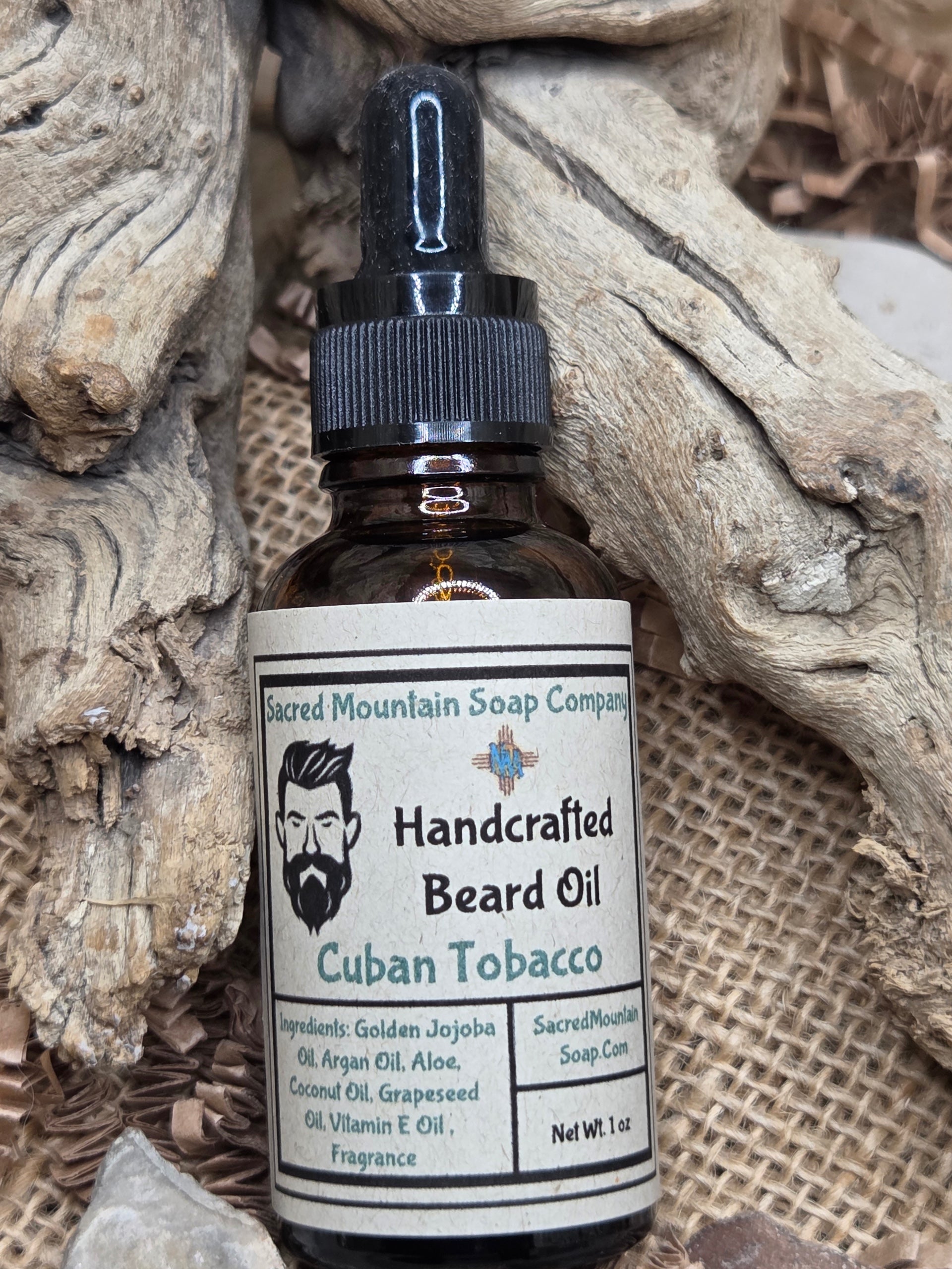 Handcrafted Beard Oil Cuban Tobacco